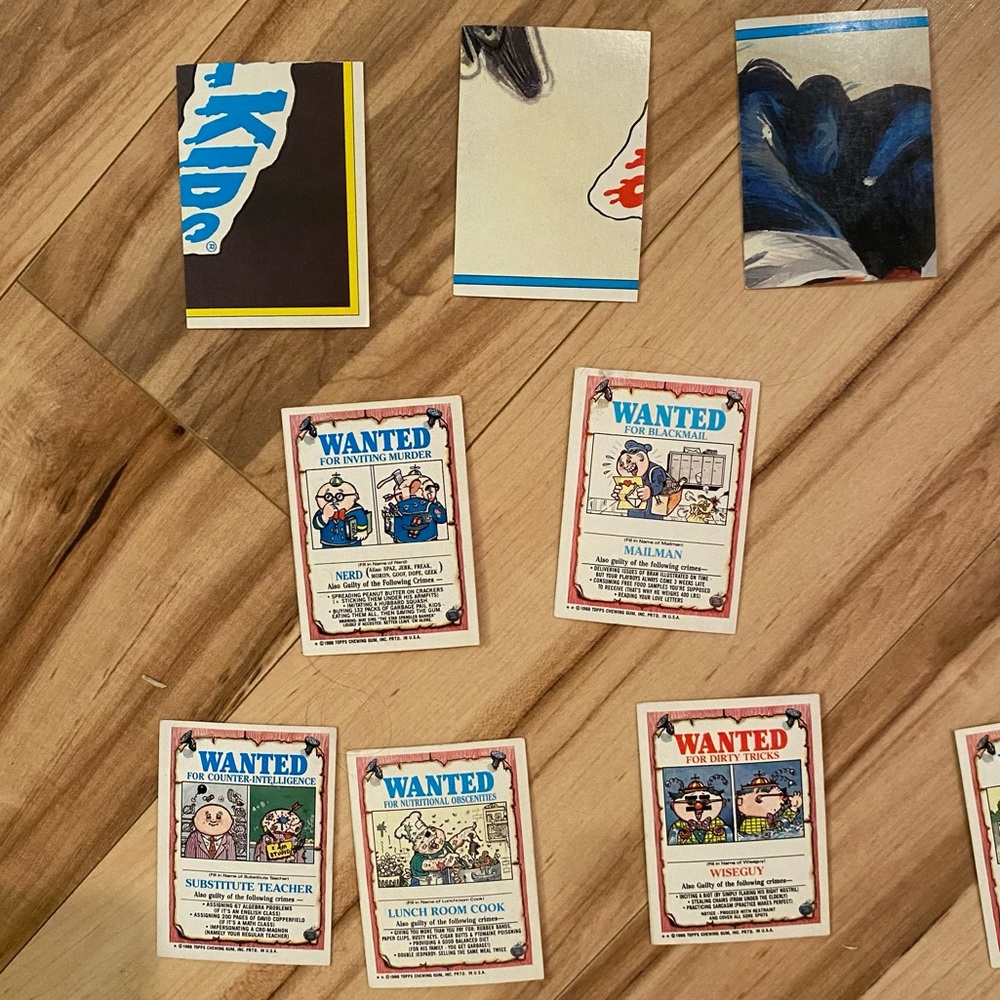 Garbage Pail Vintage 1986 Kids Trading Cards Set - Picture 4 of 9